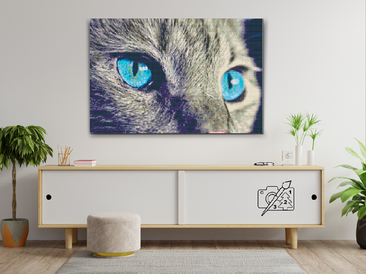 Diamond Paint - Skarpt blik