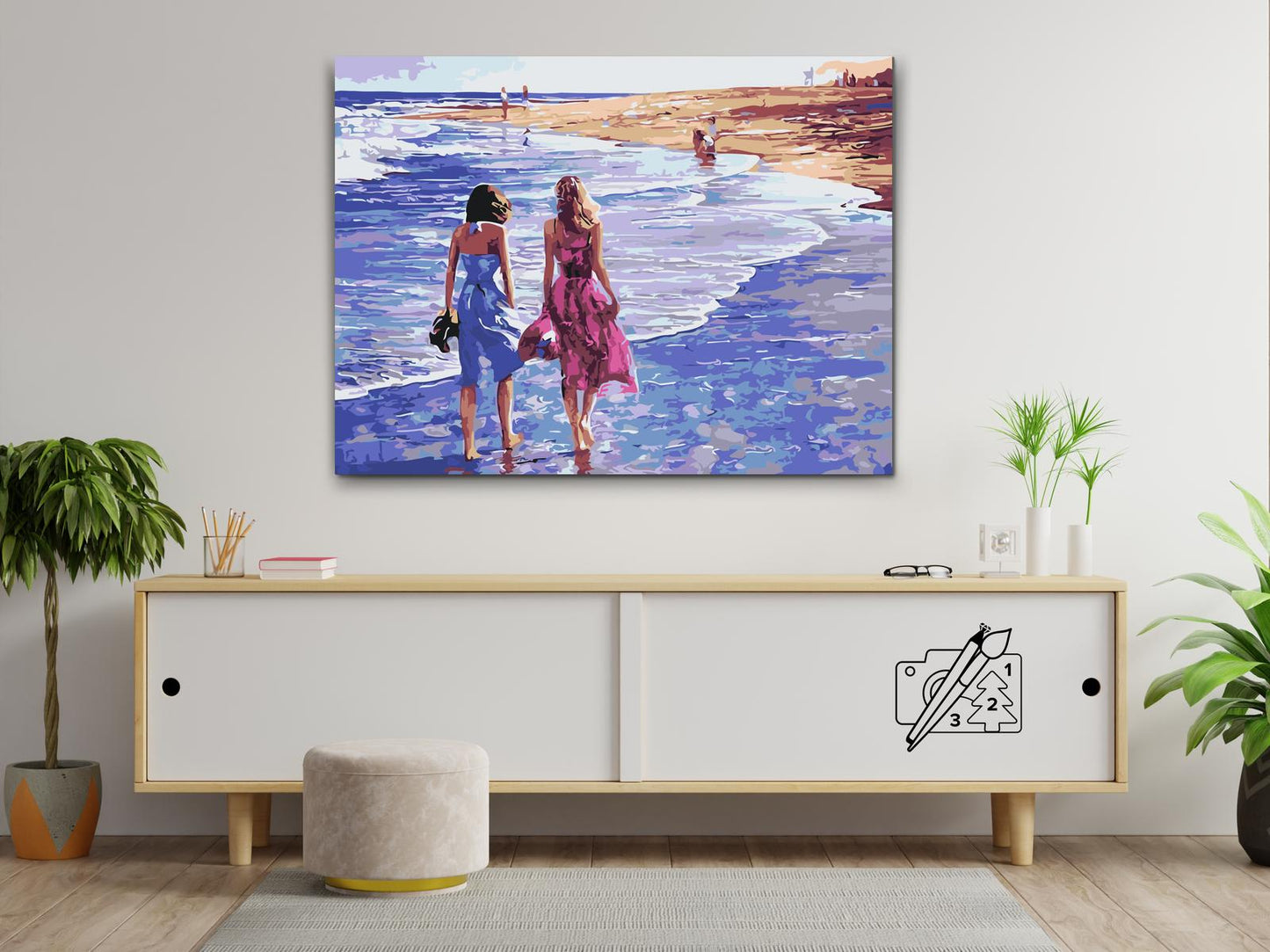 Paint by number - Procházka po pobřeží