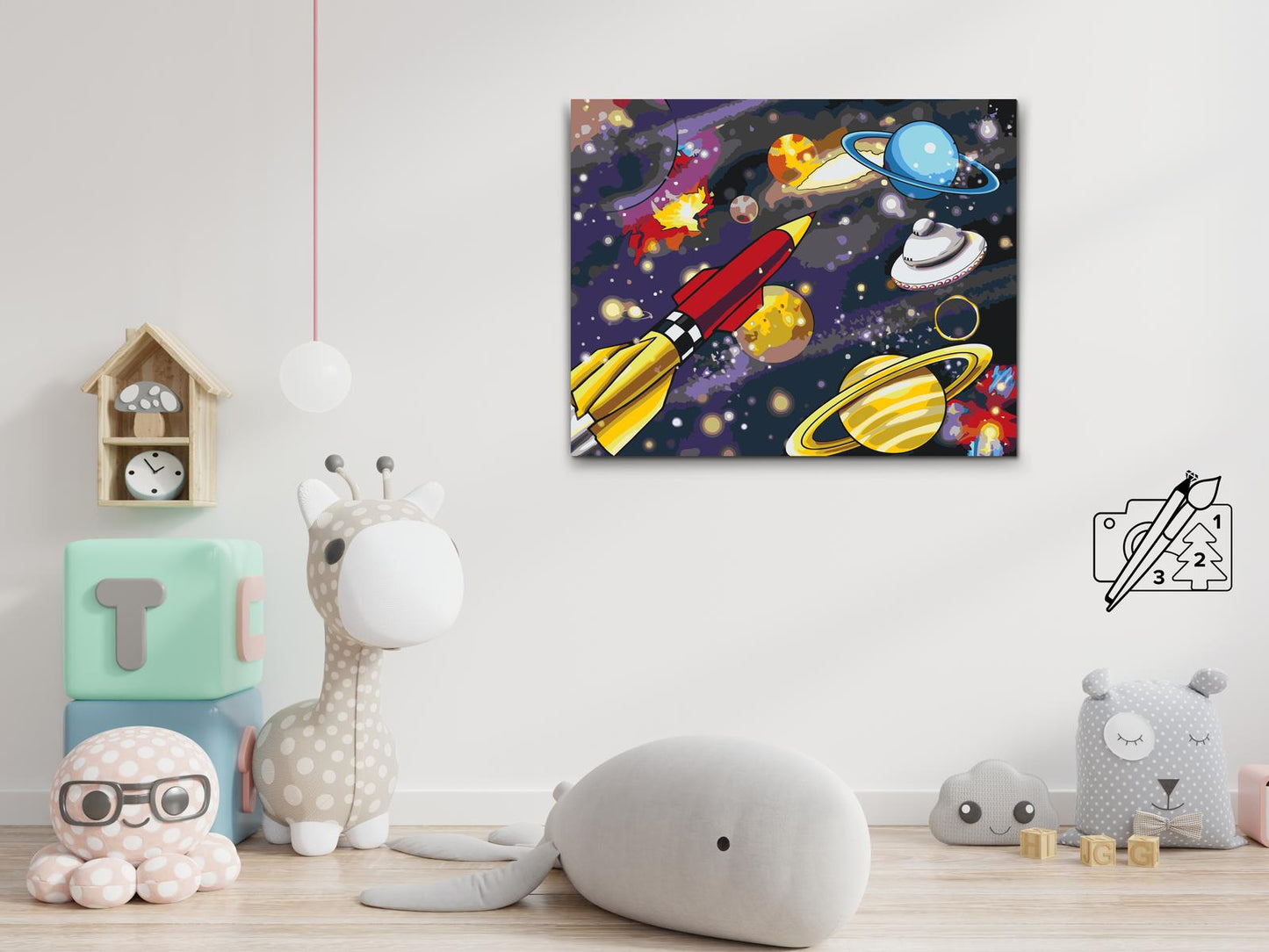 Paint by number - Vesmírná galaxie