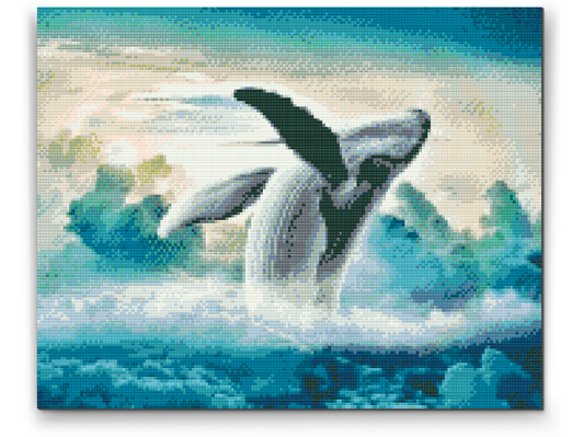 Diamond Paint - Hval i himlen