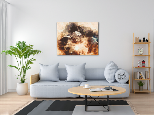 Diamond Paint - Engel med en tåre i ansigtet