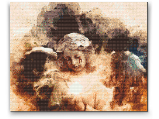 Diamond Paint - Engel med en tåre i ansigtet