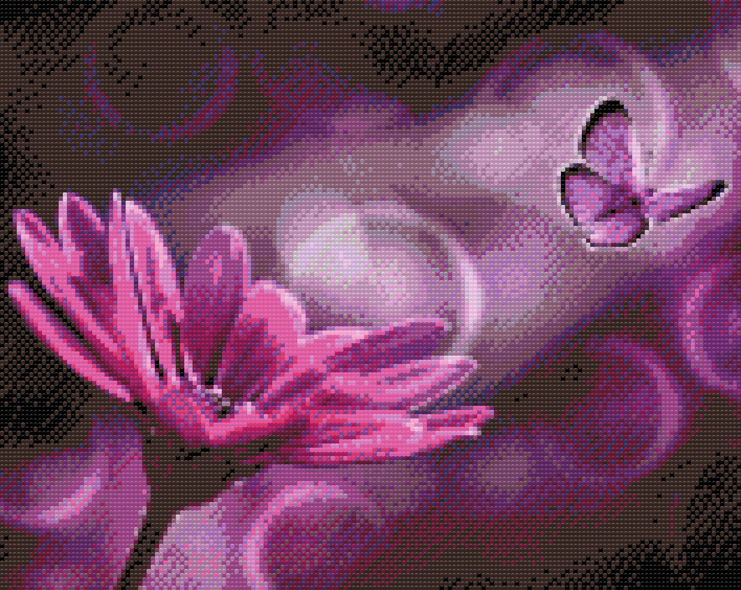 Diamond Paint - Butterfly og Gerbera