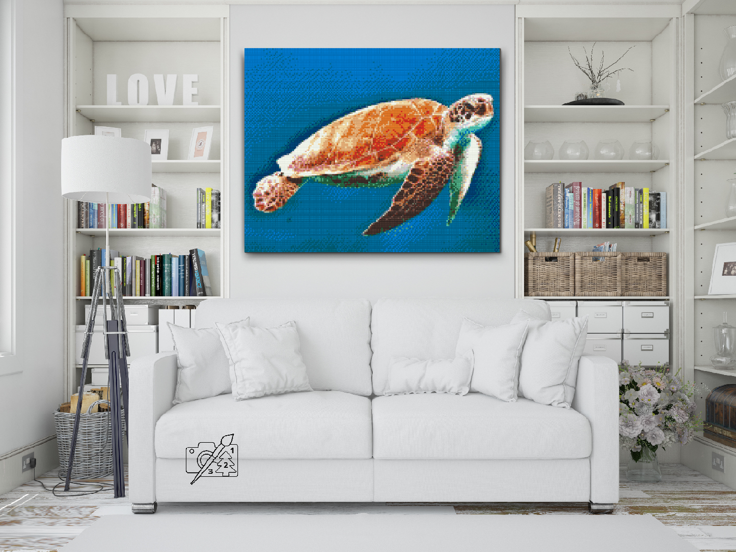 Diamond Paint - Havskildpadde