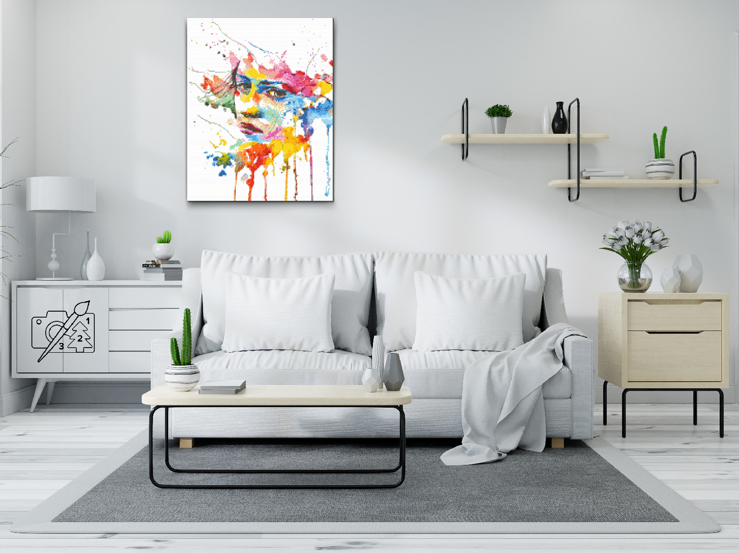 Diamond Paint - Mystisk Ansigt