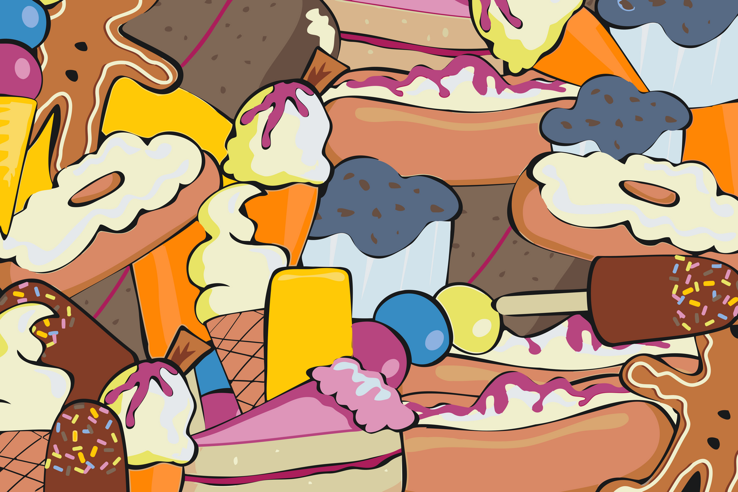 Paint by number - Søde sager