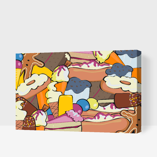 Paint by number - Søde sager