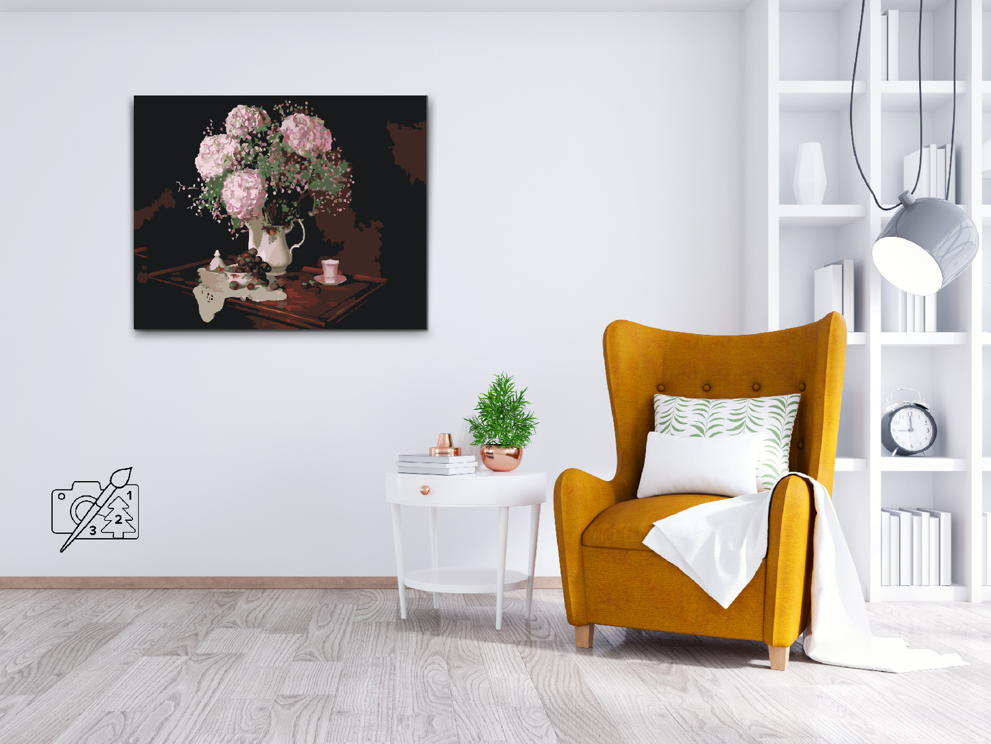 Paint by number - Buket hortensiaer