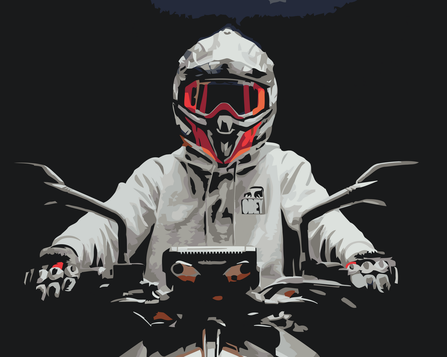 Paint by number - Biker
