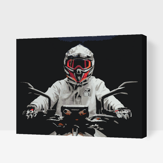 Paint by number - Biker