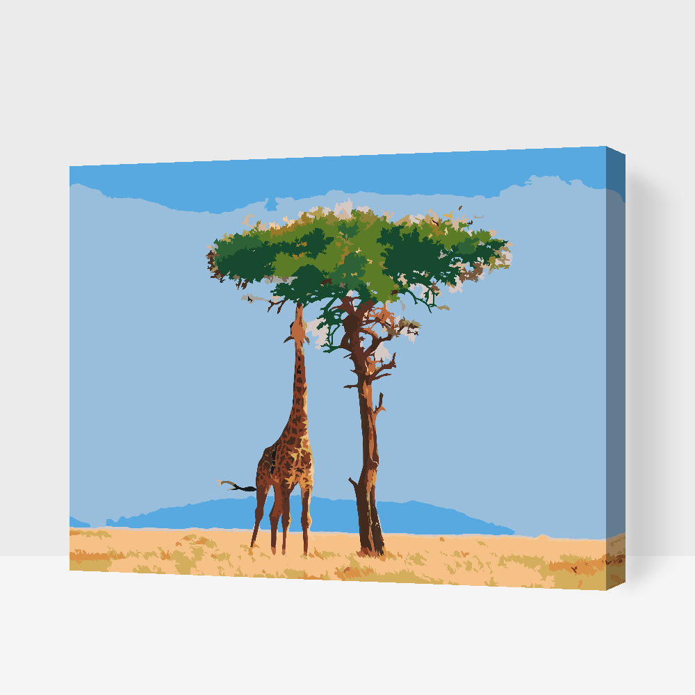 Paint by number - Giraffodring