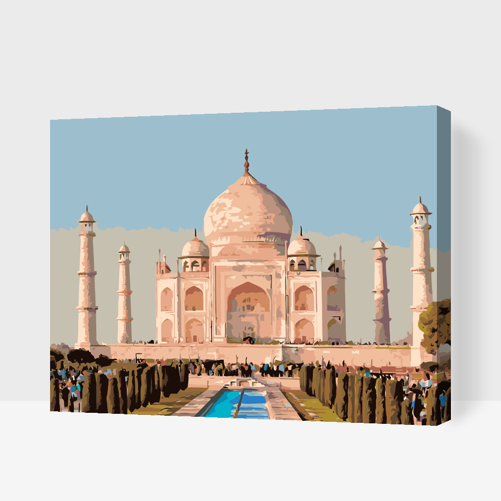 Paint by number - Taj Mahal
