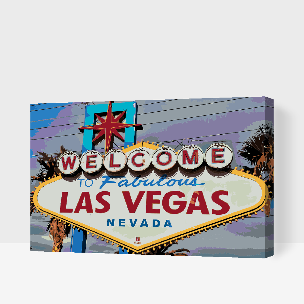 Paint by number - Las Vegas