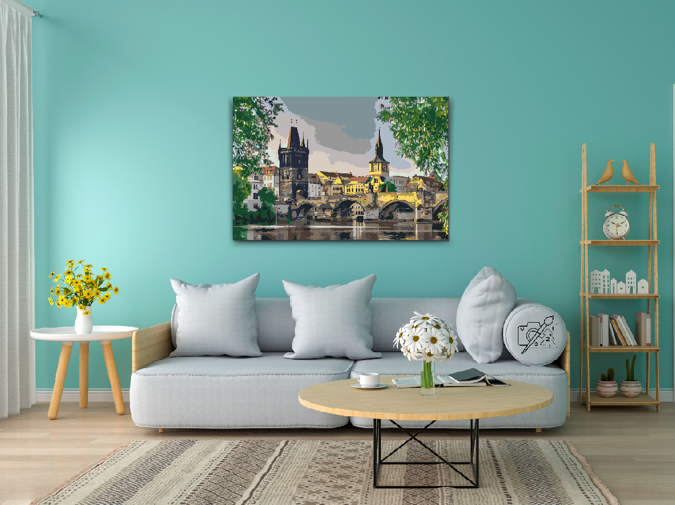 Paint by number - Charles Bridge