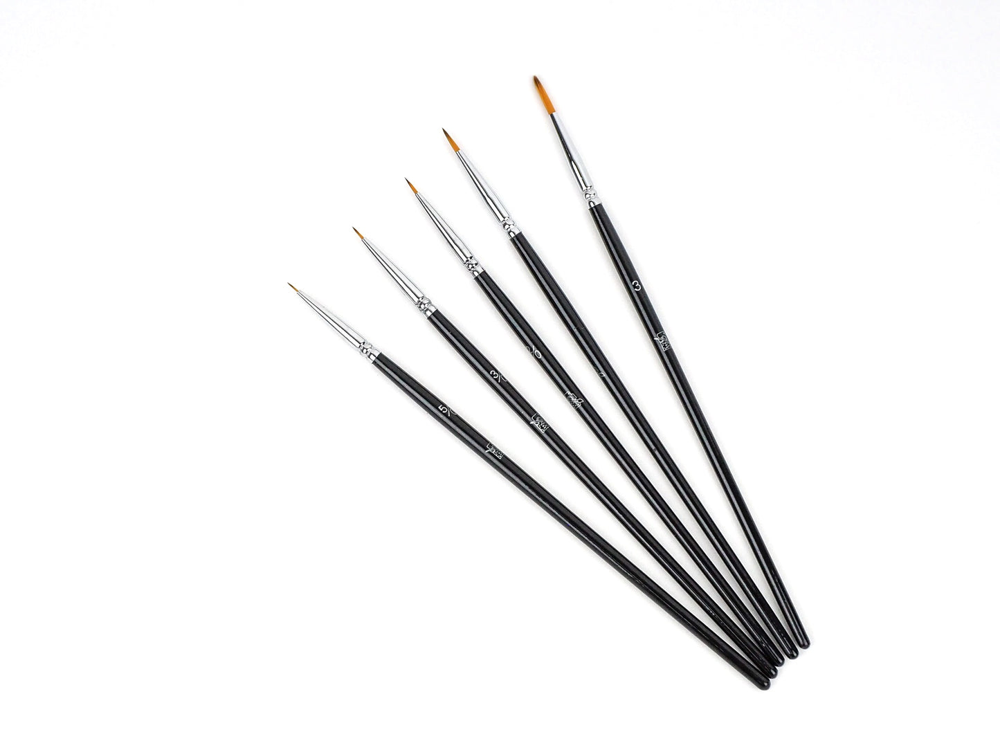 Hobby Tilbehør - Malerpensler sæt - Sort 5 PCS