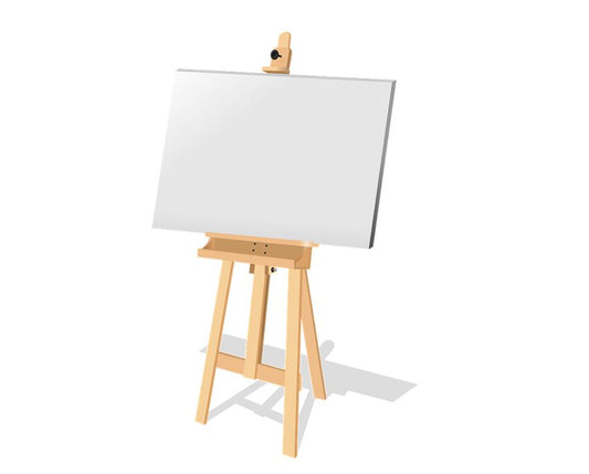 Hobby Tilbehør - Almindeligt lærred på en ramme