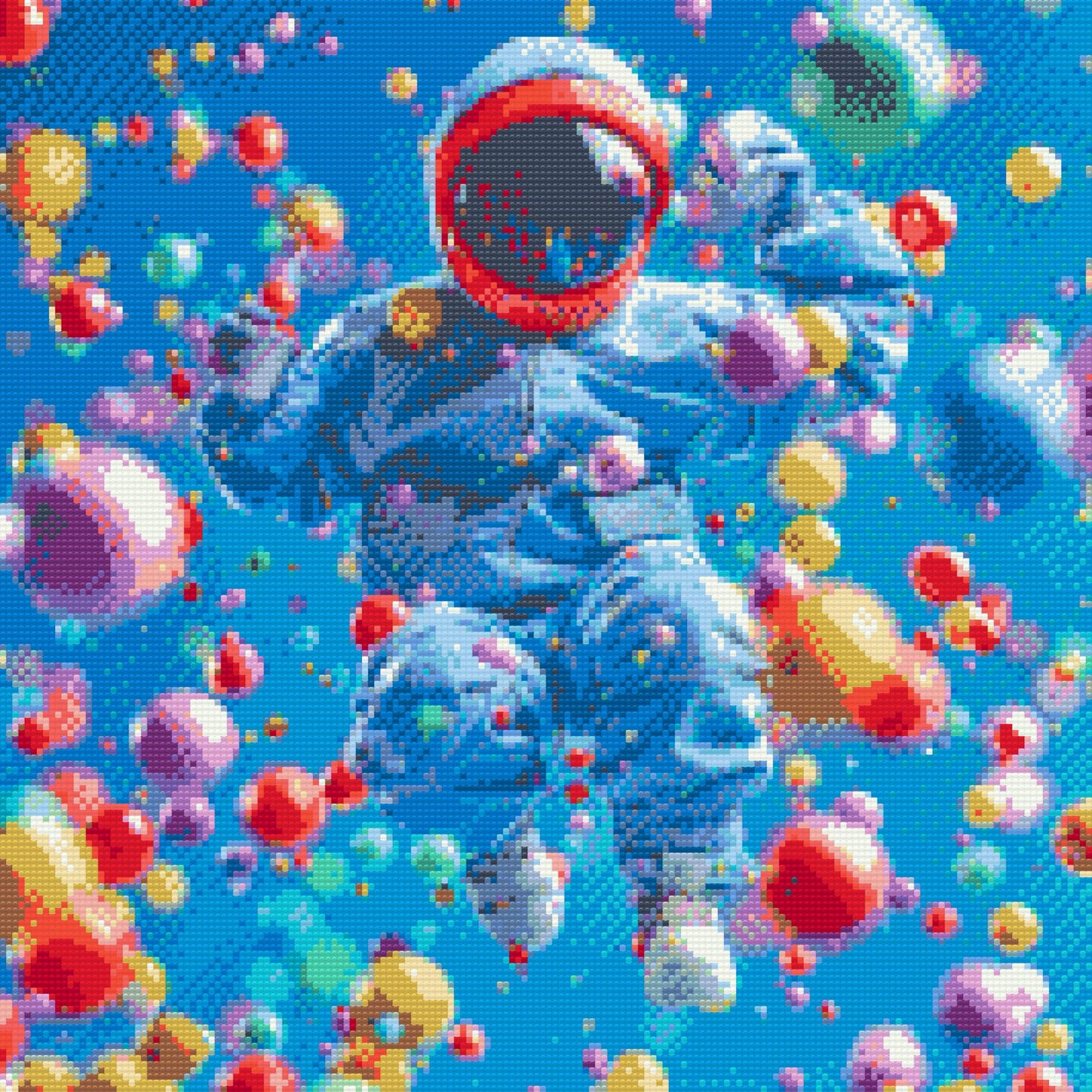 Diamond Paint - Abstrakt astronaut
