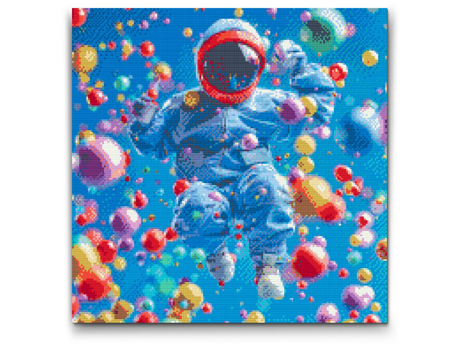 Diamond Paint - Abstrakt astronaut