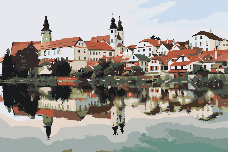 Paint by number - Telc, Tjekkiet