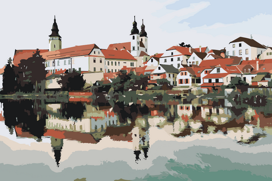 Paint by number - Telc, Tjekkiet