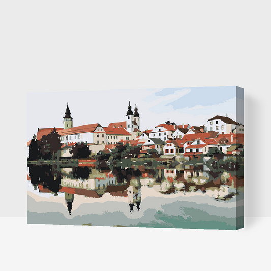 Paint by number - Telc, Tjekkiet