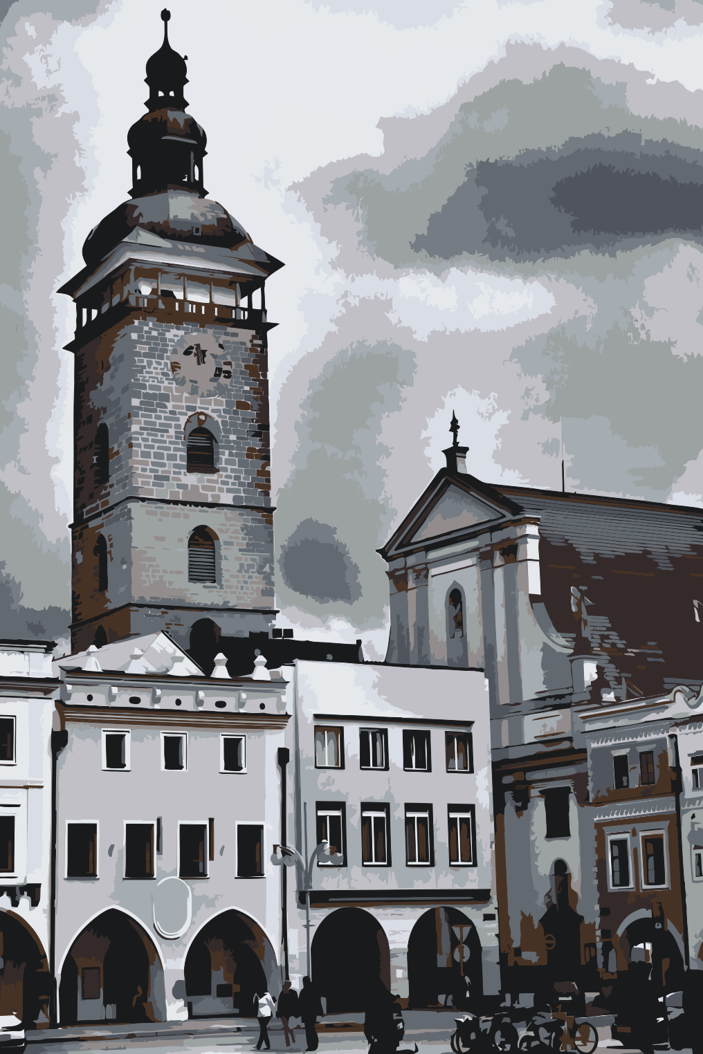 Paint by number - Céske Budejovice (Tjekkiet)