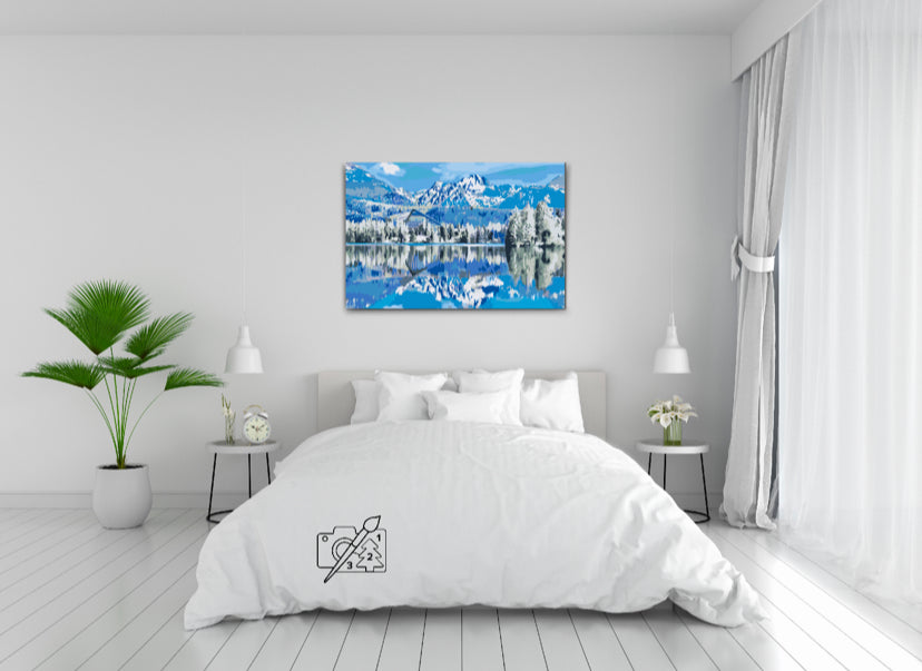 Paint by number - Strbske Pleso (Slovakiet)