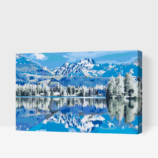 Paint by number - Strbske Pleso (Slovakiet)