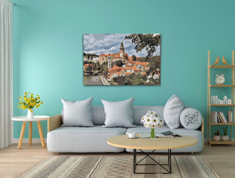 Paint by number - Cesky Krumlov (Tjekkiet)
