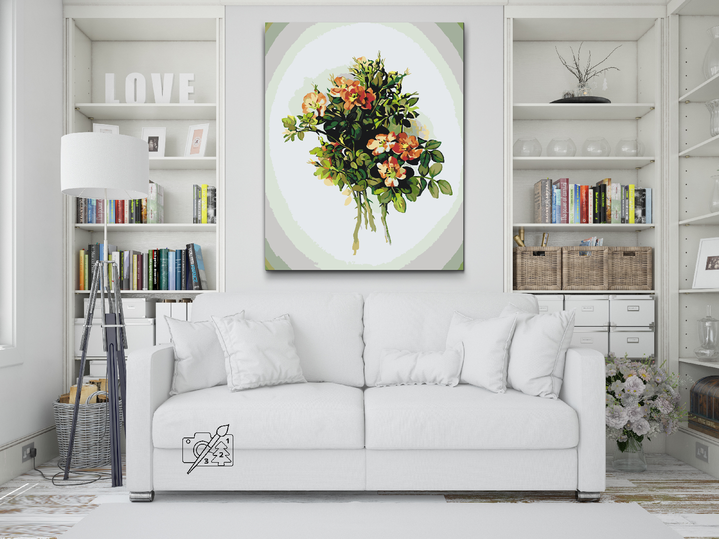 Paint by number - Vintage Flowers VII