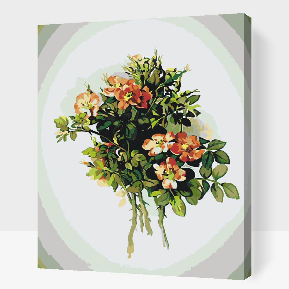 Paint by number - Vintage Flowers VII