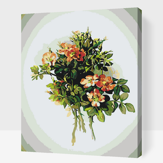 Paint by number - Vintage Flowers VII