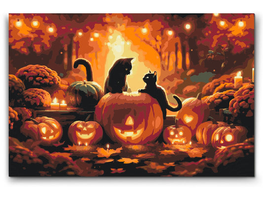 Paint by number - Halloween er her