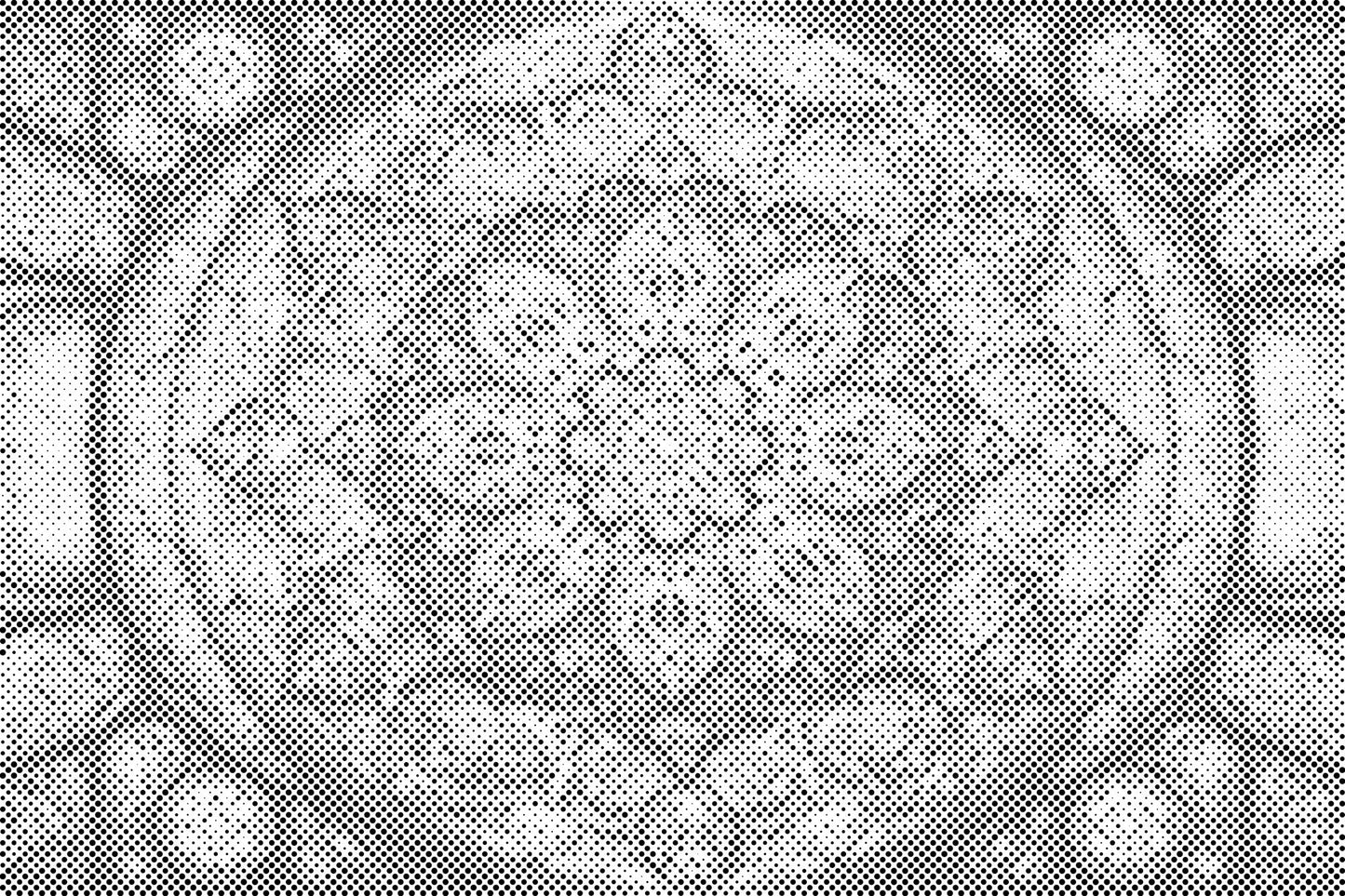 Dotting - Mandala med en blomst i midten