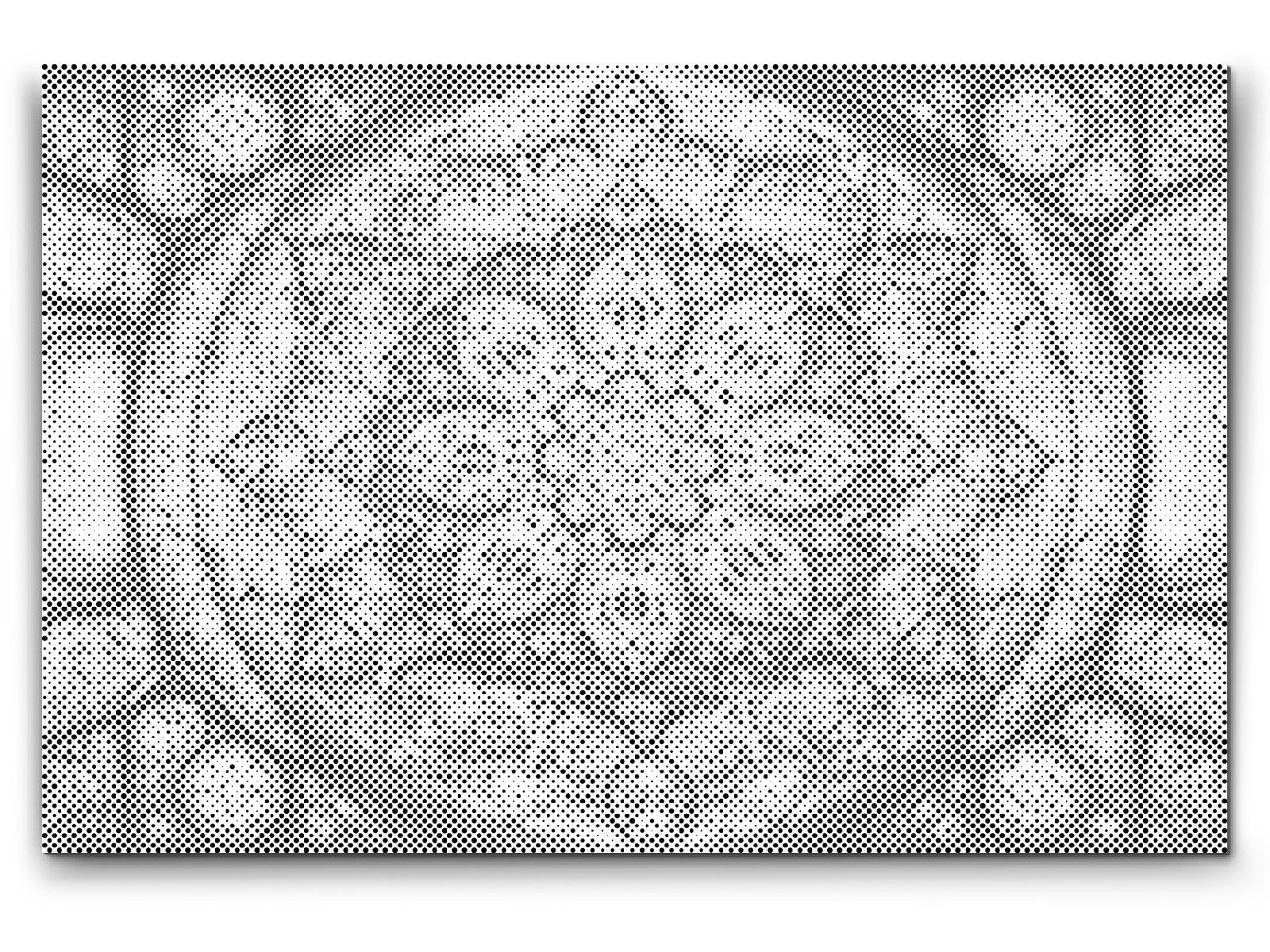 Dotting - Mandala med en blomst i midten