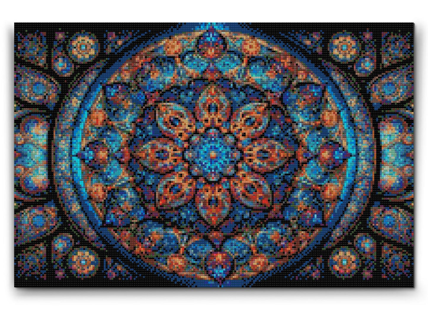 Diamond Paint - Mandala med en blomst i midten