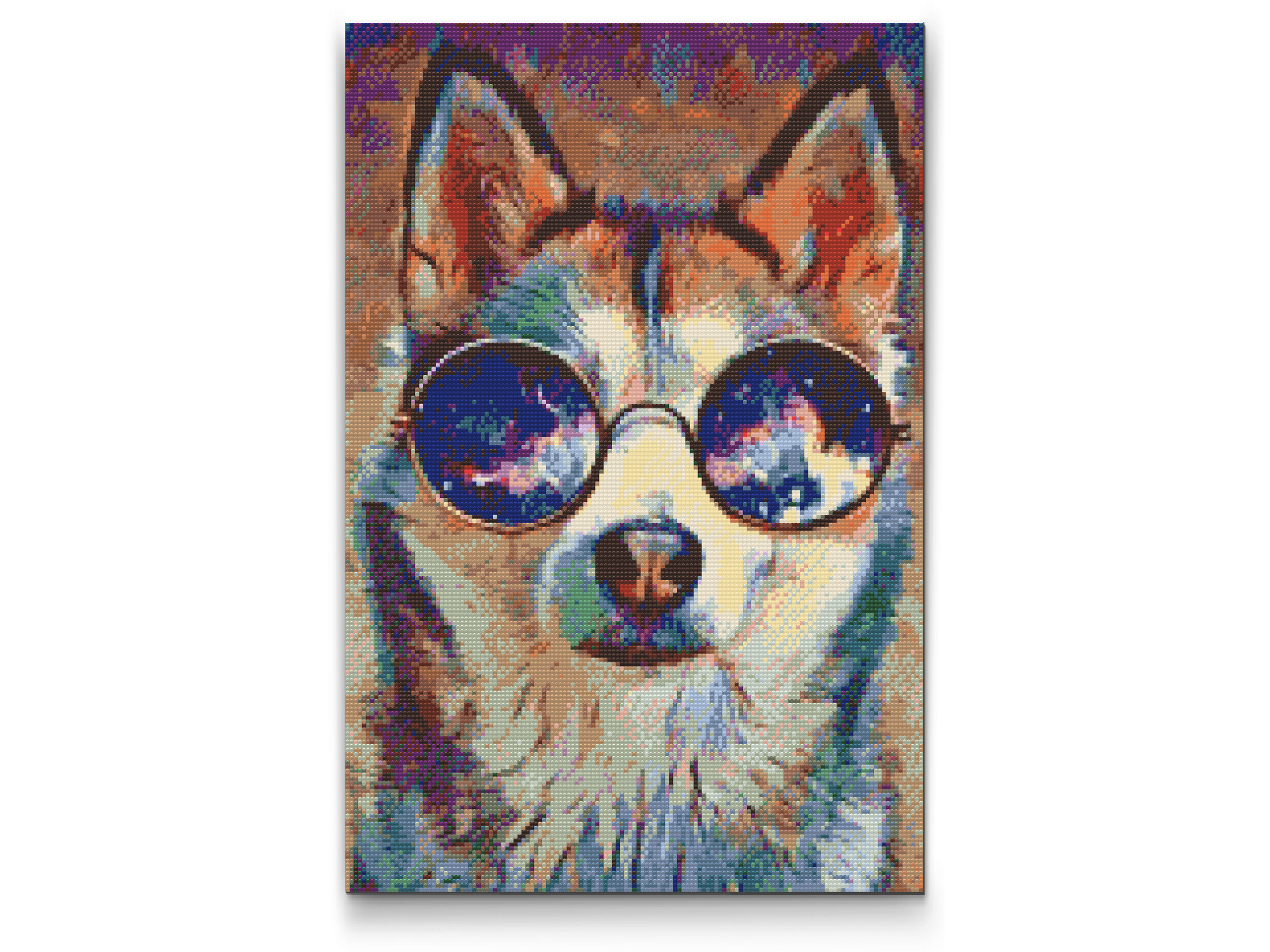 Diamond Paint - Husky med briller