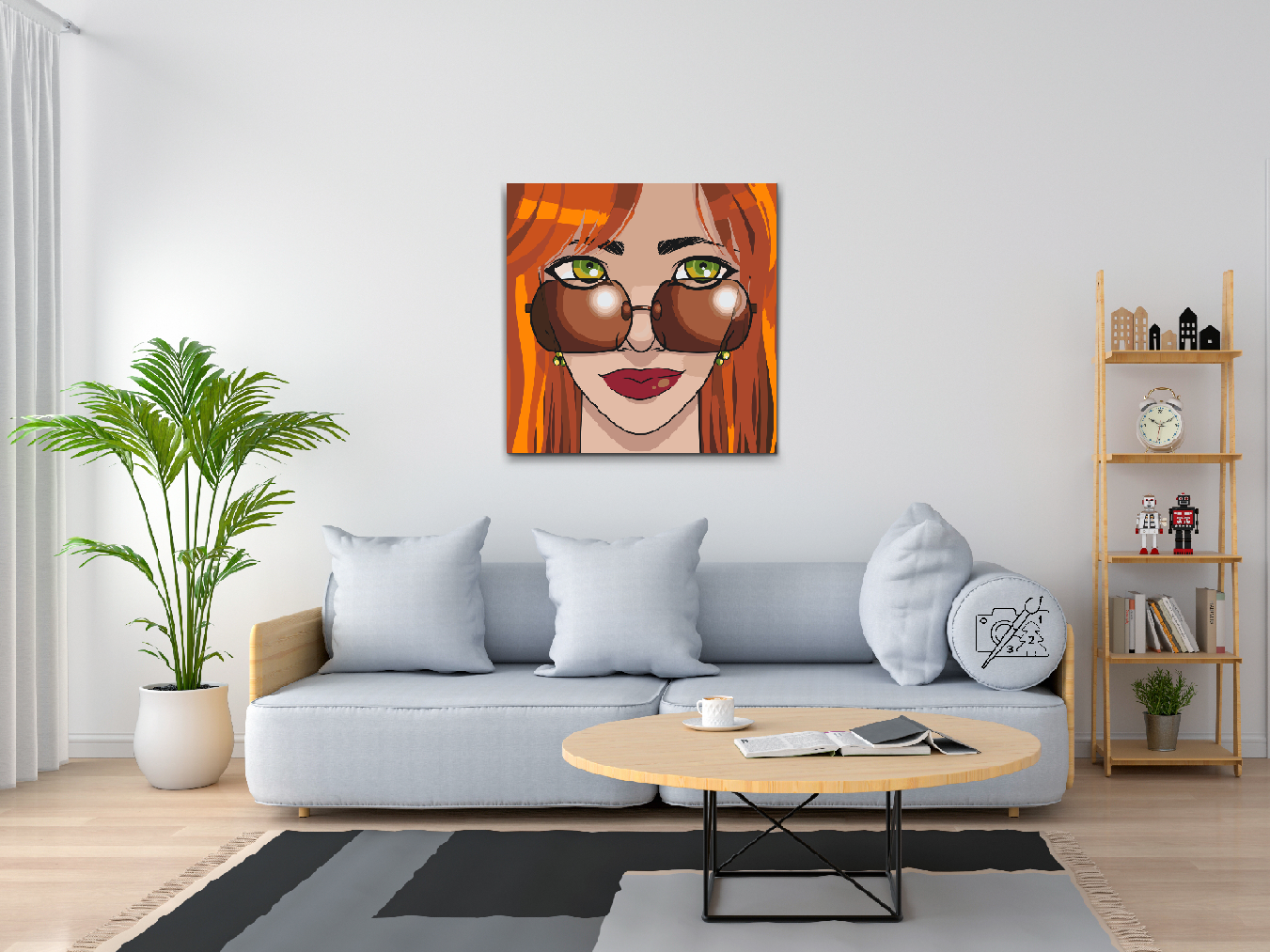 Paint by number - Udsigt gennem solbriller