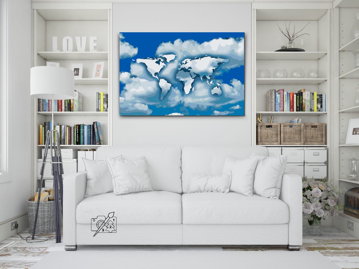 Paint by number - Verden i Himlen