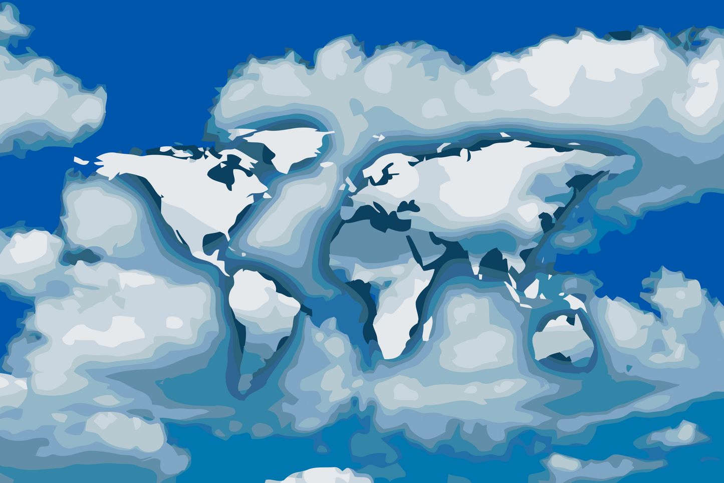 Paint by number - Verden i Himlen