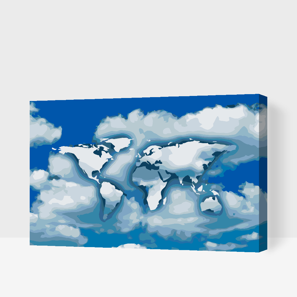 Paint by number - Verden i Himlen
