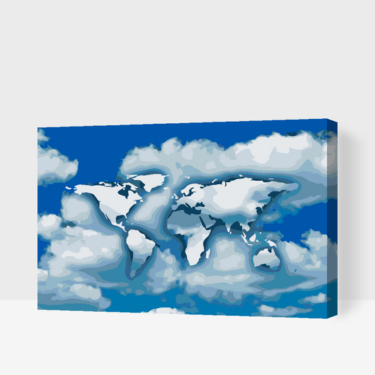 Paint by number - Verden i Himlen
