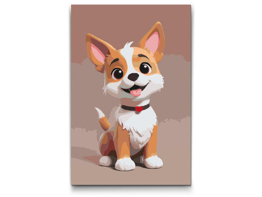 Paint by number - Doggy für Kinder