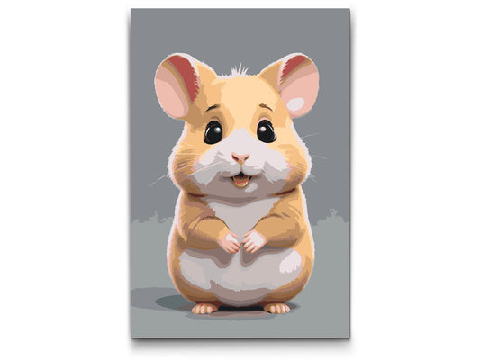 Paint by number - Hamster til børn