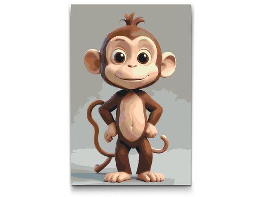 Paint by number - Abe for børn