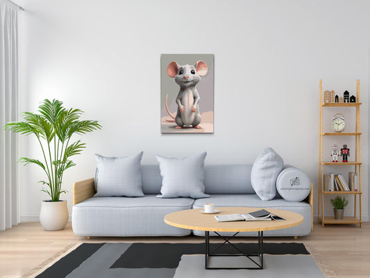 Paint by number - Mus til børn