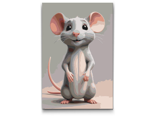 Paint by number - Mus til børn