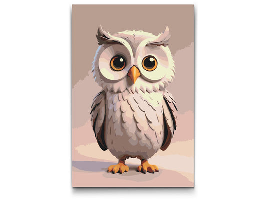 Paint by number - Ugle til børn