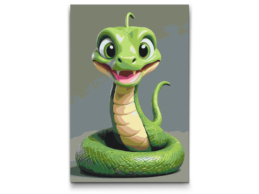 Paint by number - Slange til børn