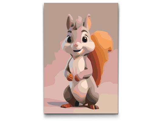 Paint by number - Egern til børn